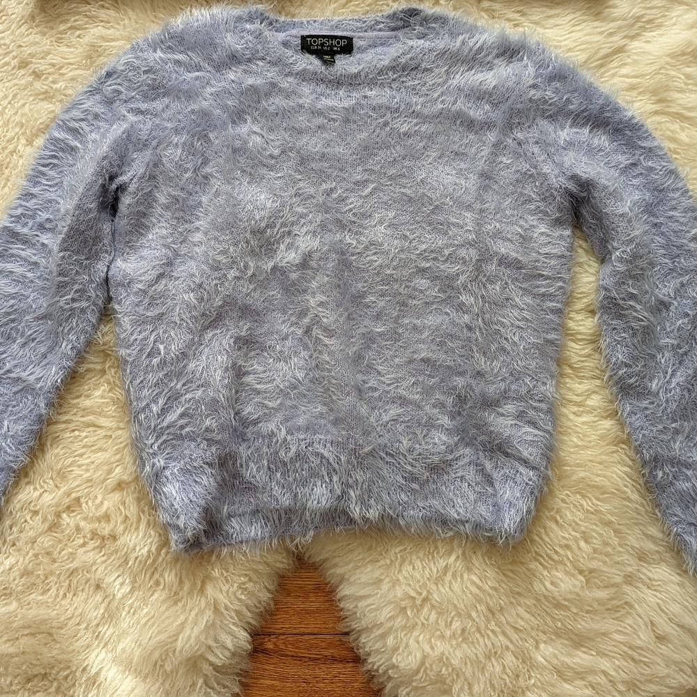 *set of 2* TOPSHOP sweaters size 2 knitted pink / fluffy lavender